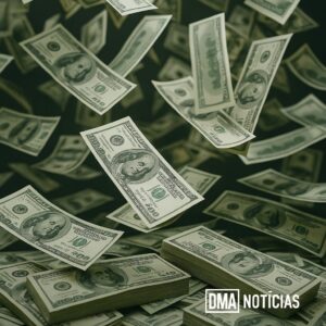 Dólares caindo