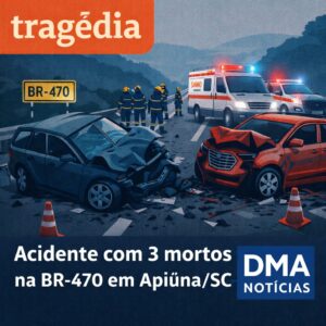 Acidente com 3 mortes