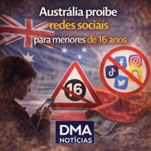 Austrália proibe menores em redes sociais