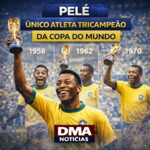 Pelé 3 Copas do Mundo
