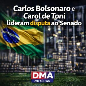 Carlos Bolsonaro e Carol de Toni lideram